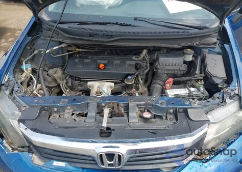 2012 Honda Civic Lx from USA, damaged, VIN 19XFB2E5XCE035709